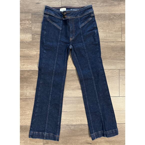 Pilcro Dark Wash Wide Leg Jeans Size 26 - Picture 1 of 6